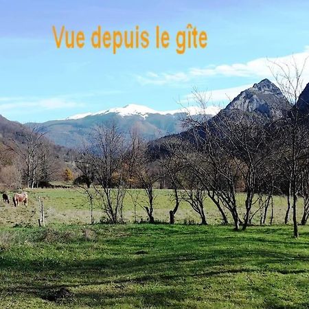Grange En Pierres. Grand Jardin Et Belle Vue Villa Saurat Eksteriør bilde